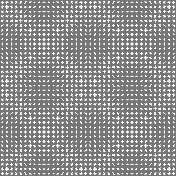 Vector Grijs Monochroom Minimale Moderne Dynamische Abstracte Cross Textuur Naadloze — Stockvector