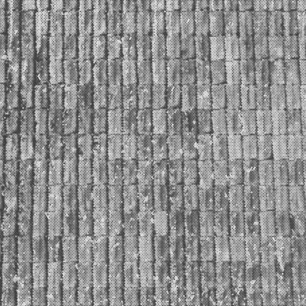 向量复古屋顶瓷砖瓦片黑色白色单色半色调抽象逼真的装饰背景纹理 — 图库矢量图片
