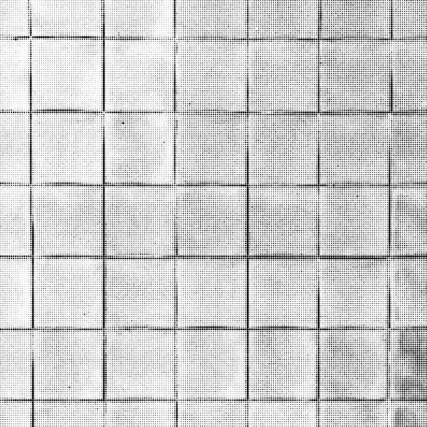 Vecteur Vintage Face Mur Carrelage Noir Blanc Point Monochrome Demi — Image vectorielle