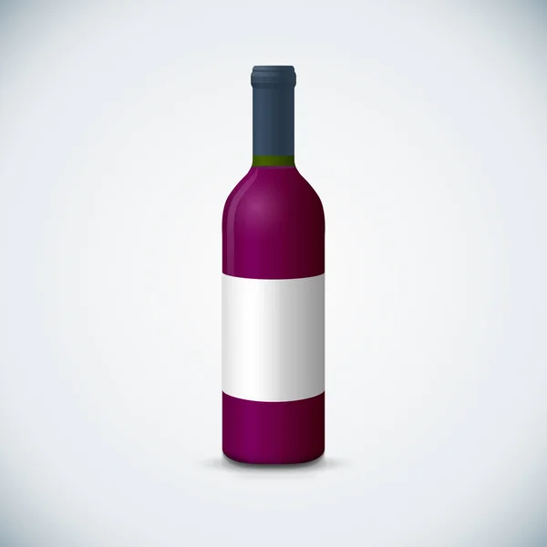 Vecteur Maquette Rouge Vineux Verre Blanc Vin Buvette Étroite Avec — Image vectorielle