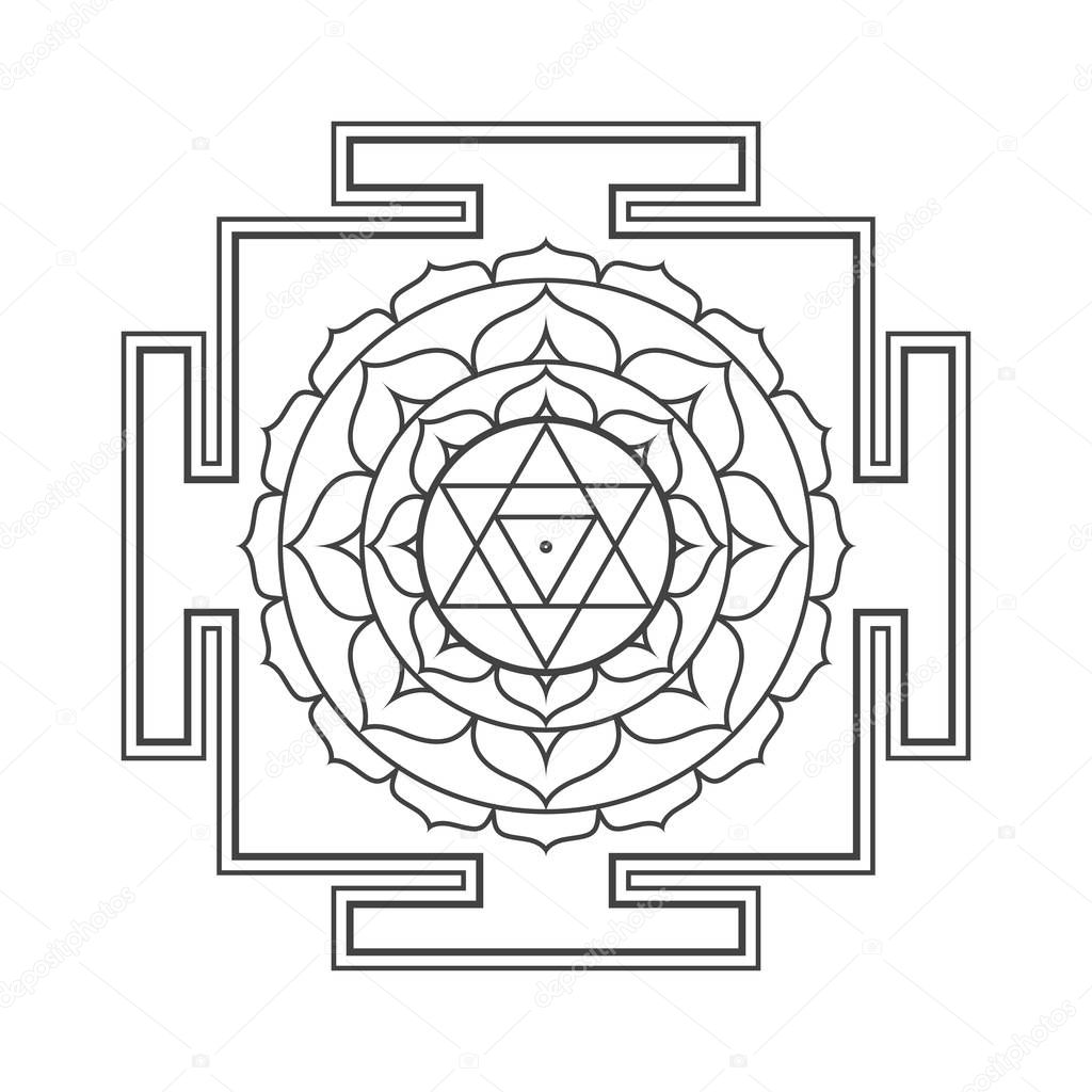 hinduism yantra sacred geometry mandal