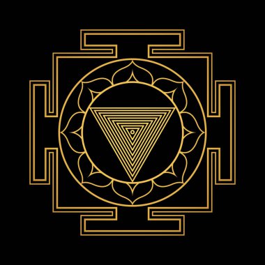 hinduism yantra sacred geometry mandal clipart