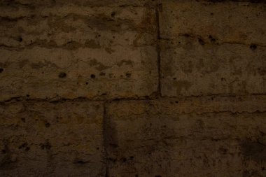 sıva ve boyalı sarı boya taş duvar arka plan doku
