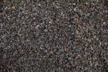 çakıl dokusu dağınık küçük taşlar gri taşlar arkaplan koruyucusu.
