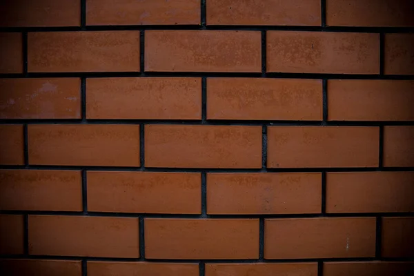 Oranje Baksteen Muur Achtergrond Textuur Screensaver — Stockfoto