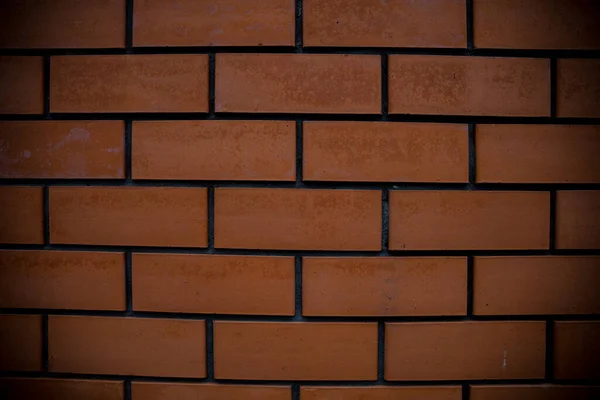 Oranžová Cihla Zeď Pozadí Textura Spořič Obrazovky — Stock fotografie