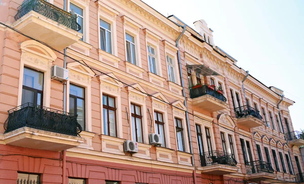 Ucrania Odessa Julio 2018 Arquitectura Fachadas Edificios Las Calles Ciudad —  Fotos de Stock