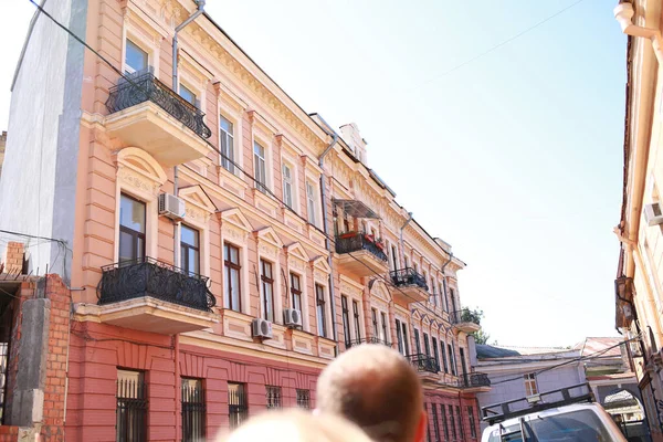 Ucrania Odessa Julio 2018 Arquitectura Fachadas Edificios Las Calles Ciudad —  Fotos de Stock