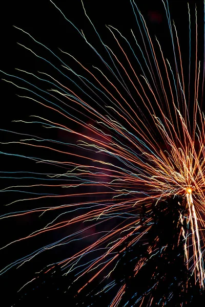 Firework Night Time — Stock Photo, Image
