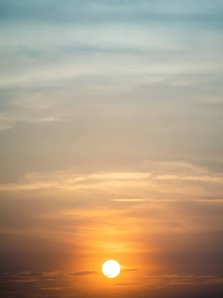 Sonnenuntergang Oder Himmel Oder Abenddämmerung — Stockfoto