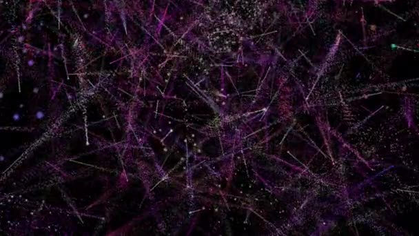 ligne de poussière connecter avec le point 