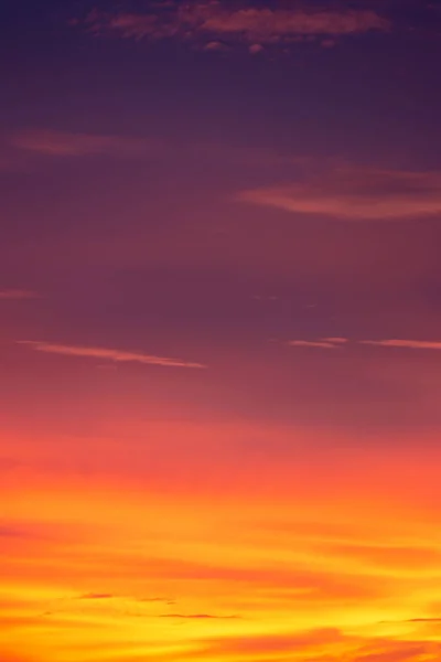Krásné Nebe Večerních Hodinách — Stock fotografie