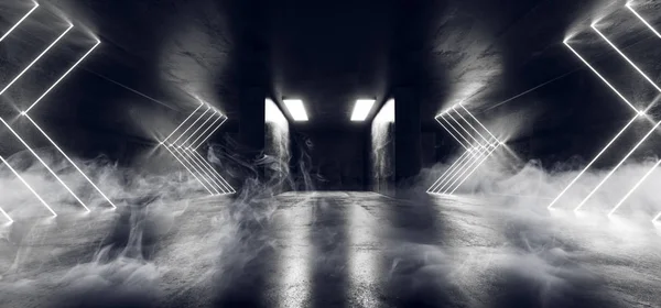 Party Smoke Neon Cyber Sci Futurista Moderna Retro Led Laser — Fotografia de Stock