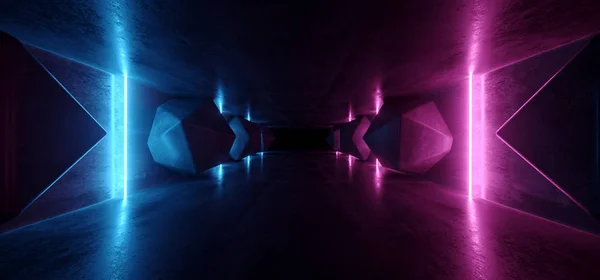 Neon Gloeiende Psychedelische Levendige Kosmische Ultraviolette Fluorescerende Luxe Lichtgevende Sci — Stockfoto