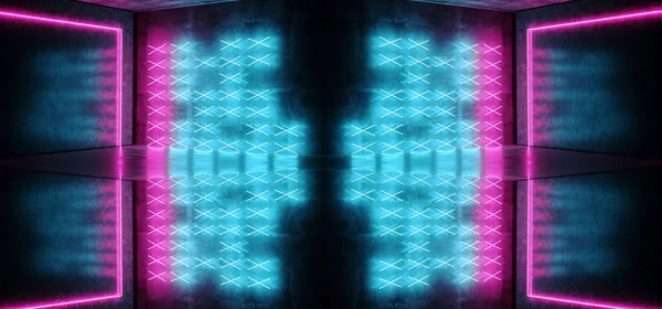 Neon glühenden Hintergrund Dance Club Lasershow führte lila rosa b — Stockfoto