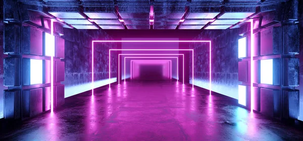 Uzay gemisi fütüristik Sci Fi Modern Neon parlak mor PIN
