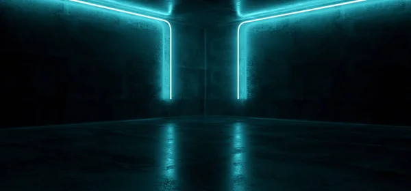 Sci Fi Neon fütüristik Cyberpunk Retro Modern canlı Bl parlayan — Stok fotoğraf
