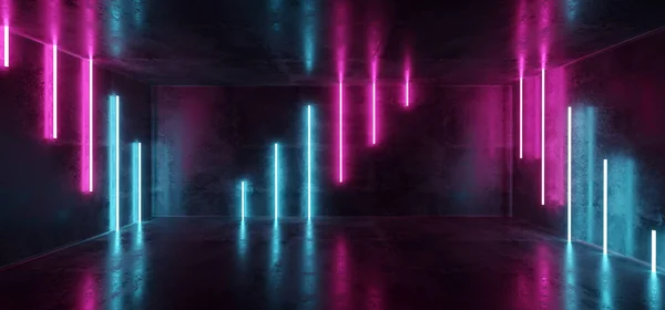 Sci Fi Neon achtergrond Cyberpunk futuristische lichtgevende Psychedeli — Stockfoto