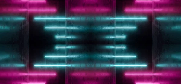 Sci Fi Neon Background Cyberpunk Futuristic Luminous  Psychedeli — Stock Photo, Image