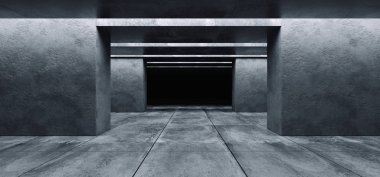 Modern futuristik beton arka plan Grunge boş karanlık alan Ga