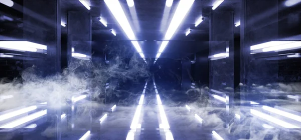 Smoke Fog Alien Neon Laser Mirror Reflective Line Shaped Glowing