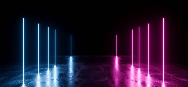 Neon futuristische achtergrond Cyber Retro paars roze blauw Ultravio — Stockfoto