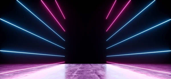 Neon futurystyczne tło Cyber Retro fioletowy różowy niebieski Ultravio — Zdjęcie stockowe