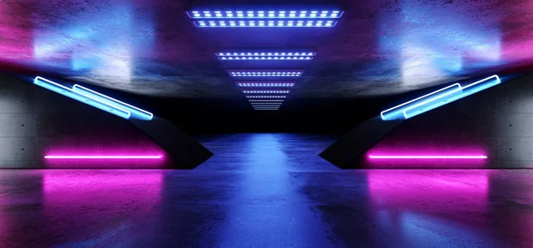 Üres Sci Fi futurisztikus Retro fluoreszkáló világító háromszög Shap — Stock Fotó