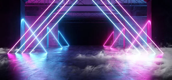 Smoke Virtual Path Sci Fi Neon Glowing Fluorescent Laser Aliensh