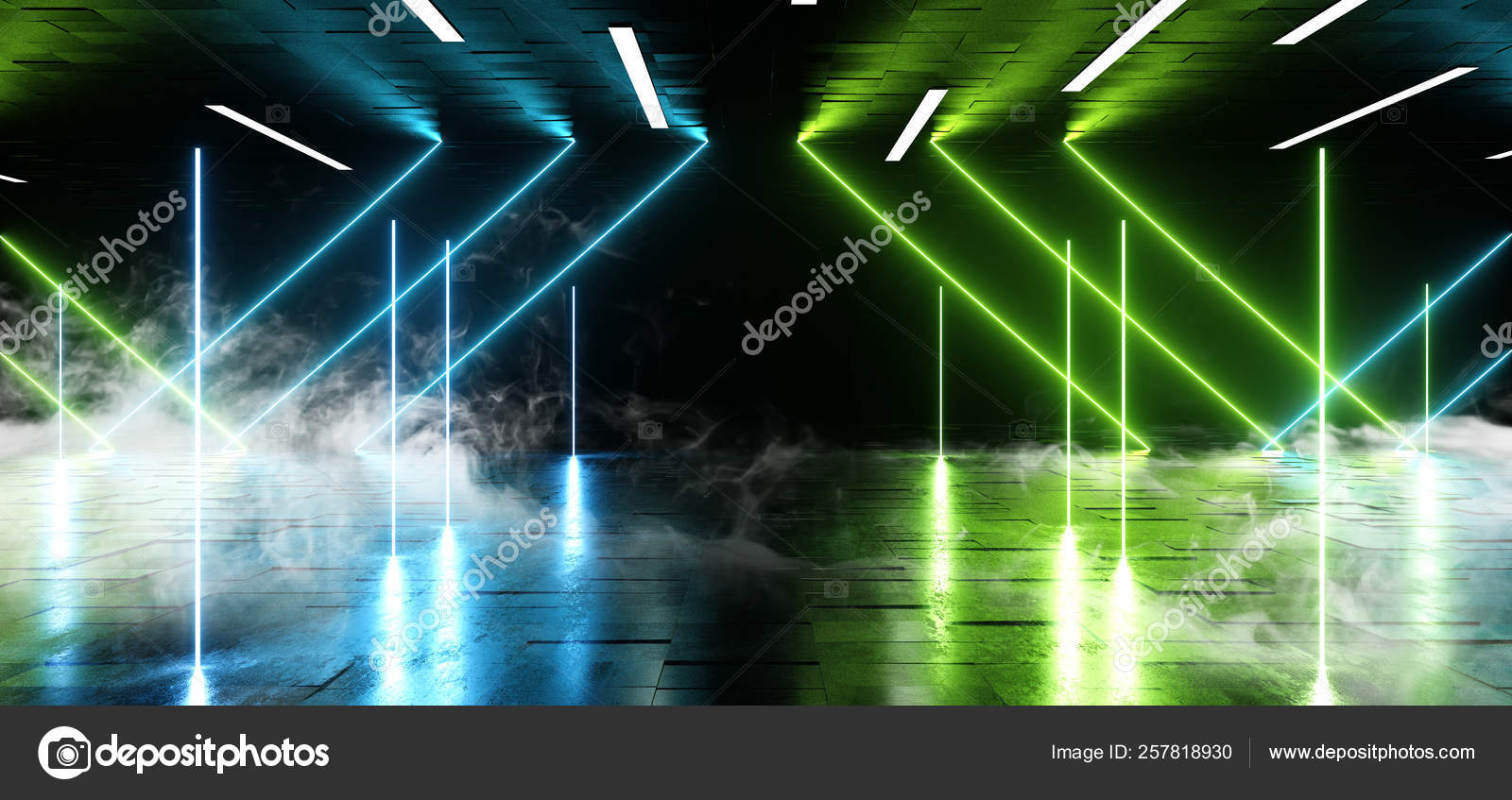 Smoke Fog Neon Fluorescent Laser Led Psychedelic Garage Elegant