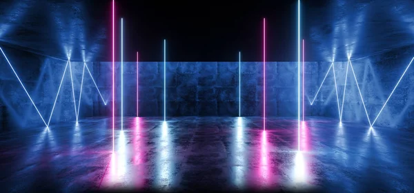 Laser Fluorescent Retro Sci Fi Futuristic Neon Glowing Purple Bl