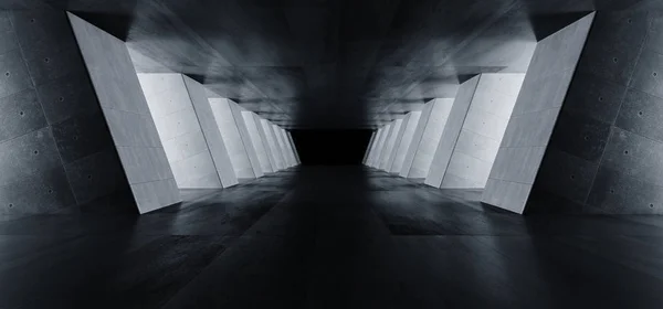 Architecture élégante moderne Grunge Colonnes de béton Ciment Refle — Photo