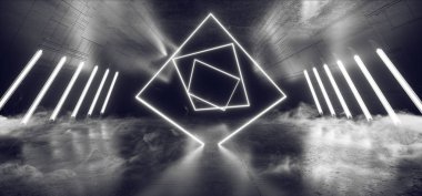 Duman Sahne Gece Kulübü Neon İnşaat Disko Moda Technolog