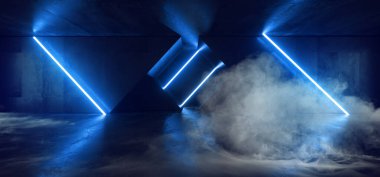 Bilim Kurgu Uzay Gemisi Sanal Gerçeklik Siber Duman Buhar Koridoru 