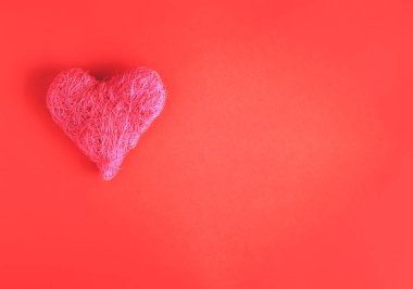 Dekoratif kalpli Sevgililer Günü arkaplanı