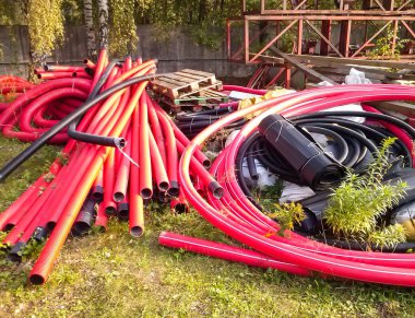 Elektrik santrali detayları. Uçbirim bağlantısı.