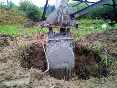 Elektrik santrali detayları. Uçbirim bağlantısı.