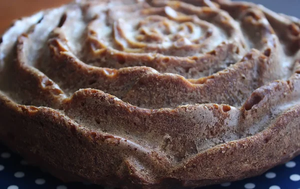 Fait Maison Gâteau Sucré Gros Plan — Photo