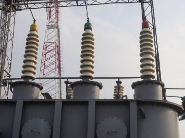 Elektrik santrali detayları. Uçbirim bağlantısı.