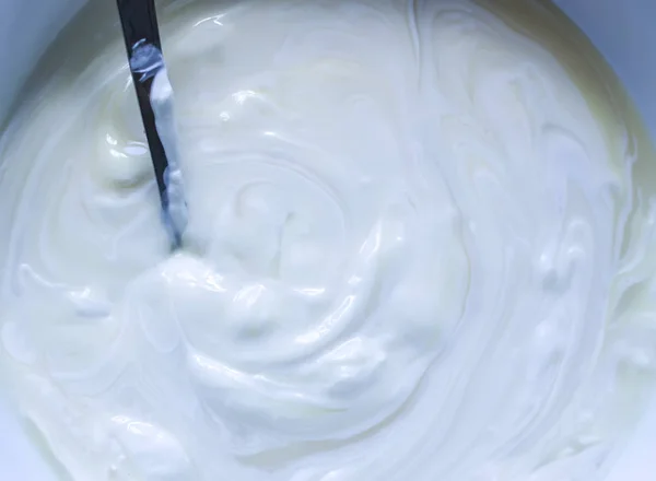 Cooking Process Vanilla Ice Cream — Stock Photo, Image