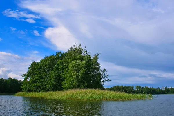 Landschaft Mit See Lettland Osteuropa — Stockfoto