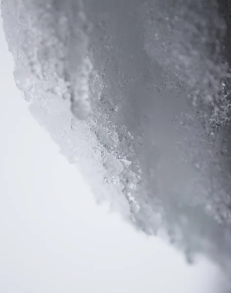 Лед Снежная Поверхность Закрываются — стоковое фото