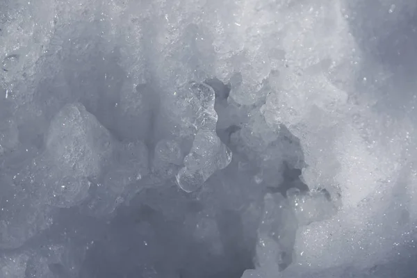 Witte Sneeuw Oppervlak Met Schaduwen Het Zonlicht Winter — Stockfoto