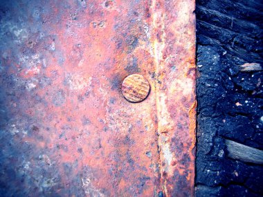 Sert kırsal metal dokusu yakın.. 