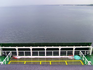 İskeleden nehrin manzarası