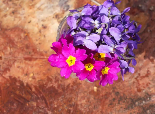 Frühlingsstrauß aus Blumen — Stockfoto