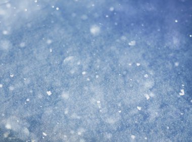 Taze kar dokusunun arkaplanı.