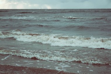 Letonya, Jurmala 'da deniz suyu yüzeyi