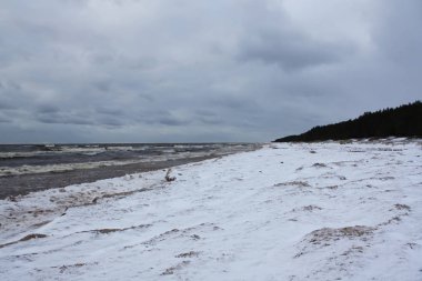 Letonya, Jurmala 'da deniz suyu yüzeyi