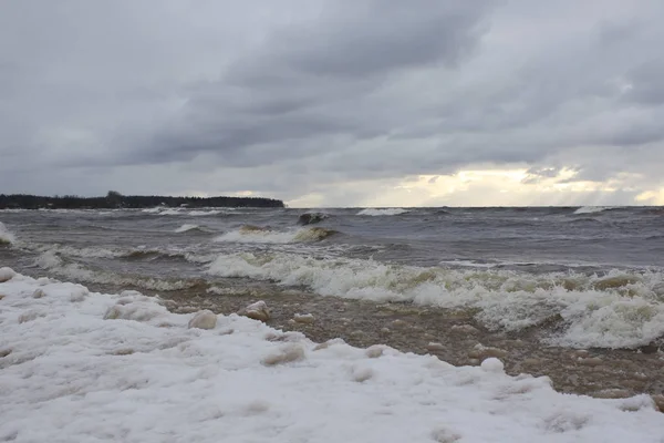 拉脱维亚Jurmala的海面 — 图库照片